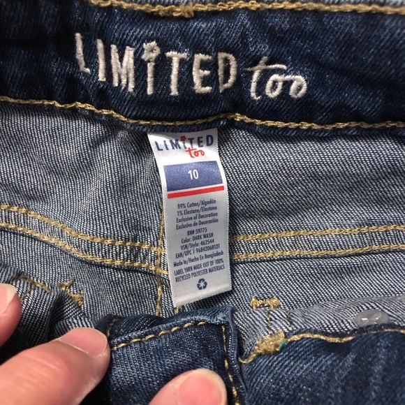 NWT Limited Too Girls Dark Wash Jeans - Picture 9 of 10